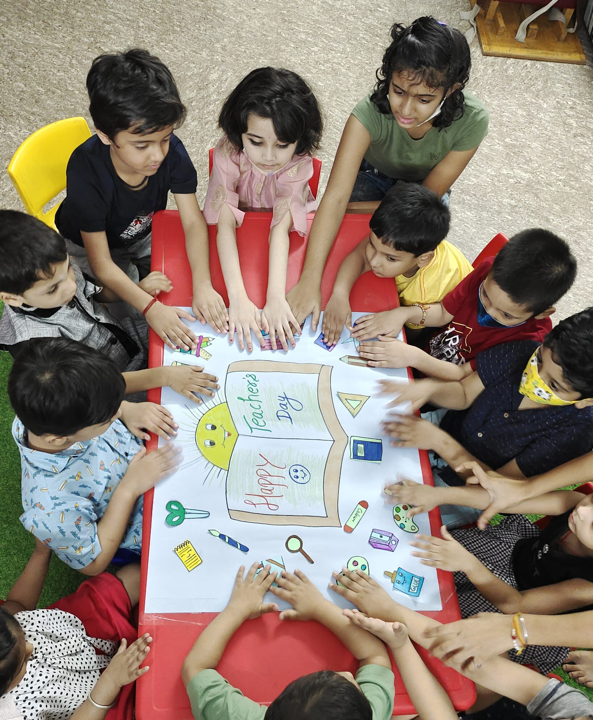 Children at Growing Stars Child Development Centre